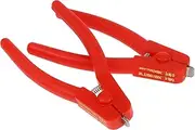 Cabilock 2Pcs Shell Pliers Home Tools Kitchen Gadget Clam Opener Seafood Clamps Metal Scissors Stainless Steel Scissors Oyster Shucking clamp Scallop Opener Nut Seafood Plier Walnut