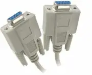 Serial Null Modem Cable, 6ft., DB9 F/F