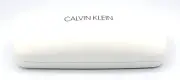 **SMALL** - NEW - AUTHENTIC - CALVIN KLEIN - WHITE - HARD EYEGLASSES CASE
