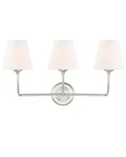 Crystorama 3-Light Sylvan Bathroom Vanity