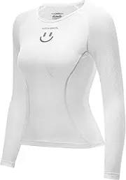 [ROCKBROS] Cycling Base Layer Women Quick Dry Long Sleeve Cycling Jersey Compression Mesh Undershirt Breathable Biker Shirts