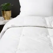 Sheraton Luxury Double Bed 180x210cm Goose Feather Down Quilt Home/Bedding White