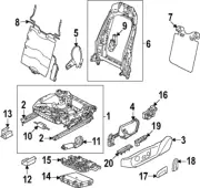 Genuine Volkswagen Control Module 1EB-959-760-H (for: Volkswagen)
