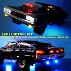 For Dodge Charger USB LED Lighting Kit for LEGO Technic 42111 Doms