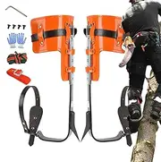 Tree Climbing Equipment - Effortless Climbing Splices Kit, Height Adjustable Spikes Kit High Strength Workers