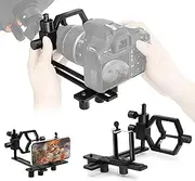 Astromania Deluxe Metal Telescope Mount Phone & Camera Universal Adapter - for Telescopes, Binoculars, Monoculars, Spotting Scopes, Microscopes Fits Almost All Smartphones and Cameras on Market