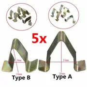 5Pcs Metal Trim Panel Lining Clips Interior Upholstery For VW Audi Seat Skoda 10170 A