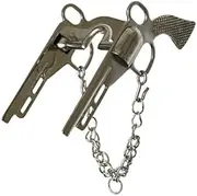 Showman Stainless Steel Pistol Style Bit w/ 9" Cheeks