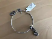 NWT Alex and Ani Energy Swan Charm adjustable Bangle Bracelet Rafaelian Silver