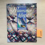 8094-[絕版+二手]-外文-STRIP-PIECED WATERCOLOR MAGIC