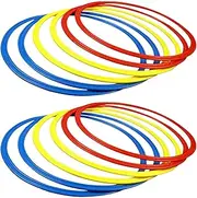 Agility Training Rings Portable Exercise Devices Outdoor Durable for Adults Tennis