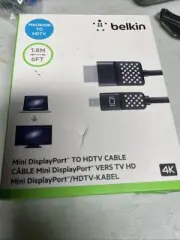 Belkin Mini DisplayPort to HDMI Cable [ 6ft BLACK ] NEW