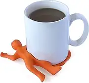 Suck UK Drink Coasters Splat Stan | Novelty Cup Coasters | Silicone Coasters for Coffee Table | White Elephant & Funny Office Gifts | Coffee Accessories | Funny Office Desk Decor