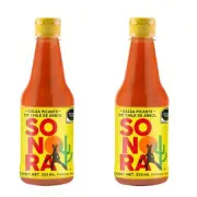 SALSA PICANTE SONORA CHILE DE ARBOL HOT SAUCE SALSA MEXICANA 12oz bottle pk 2