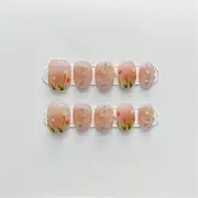 Handmade Short Press Manicure Professional Design Full Cover Japanese Decorative Manicure Wearable Manicure