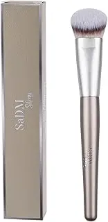 Contoured Makeup Brush - Foundation Blender Brush for Powder, Cream, Contour, Bronzer, Blush Blending & Highlighter - Professional Make Up Brush - Full Face Makeup Brush - Vegan & Cruelty Free