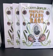 3 X Scott Joplin Complete Piano Rags Sheet Music Song Book Piano Jazz Jansen NEW