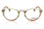 Hally & Son HS505 02 Men's Glasses Grey Size 50 - Private Health Rebate - Blue Light Block Available