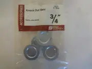 NEW PACK OF 4 PRO CONNEX 3/4" KNOCK OUT SEAL