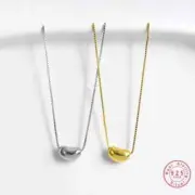 925 Sterling Silver Magic Bean Pendant Necklace For Women Wedding Dress