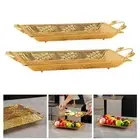 Serving Tray with Gold Handles Simple Vanity Tray for Bathroom Vanity Office