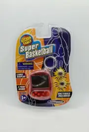 VTG Super Basketball Electronic Red Keychain Game From 2005 By Techno Source NOS