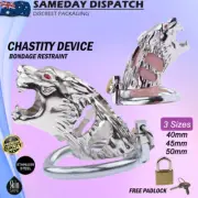 BDSM Male Chastity Devic Kit Cock Penis Cage Fetish Bondage Restraint Sex Toy