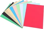 ARTIBETTER 100pcs A4 Imitation Leather Notebook Paper 230g Card Stock for School Art Craft Projects