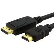 Astrotek AT-DPHDMI-1 DisplayPort DP to HDMI Adapter Converter Cable 1m - Male to Male 1080P