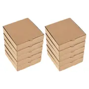 10 Pcs Mini Pizza Box Travel Storage Personal Boxes Case Corrugated