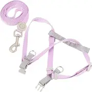 Levemolo Fashionable Small Dog Harness Leash Set Escape Proof Metal D-Rings Comfortable for Puppy Pet Harness for