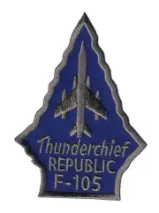 Thunderchief Republic F-105 Patch – Sew On, 3.5"