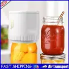 Mason Jar Vacuum Sealer Jar Sealer Set Automatic Kitchen Supplies (White) AU