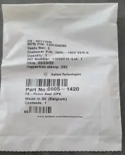 New!! Agilent Pe-pump seal 2pk p/n: 0905-1420