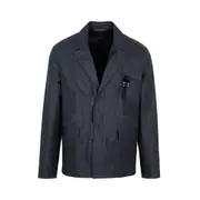 [Dior Homme] Dior Homme-Navy Cotton Workwear Jacket-Uomo 50 IT
