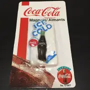 1996 COCA COLA Coke Magnet Ice Cold Bottle #51567 NEW #10 in the series