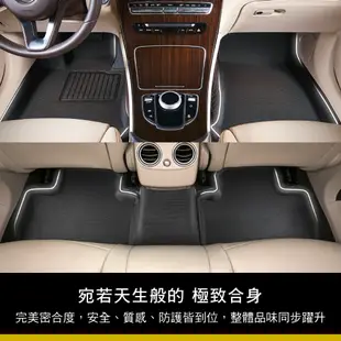 【3D Mats】 卡固立體汽車踏墊適用於Mazda CX-9 2020~2024(6人座/第二排無扶手後座無安全帶護蓋