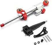 Motorcycle steering damper For SUZUKI GSXR1000 2007-2008 Stabilizer Linear Dampers Mounting Support Motorcycle CNC Aluminum Steering Damper Bracket Set