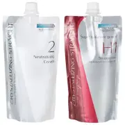 New Shiseido Straightening Cream Hair Straightener + Neutralizing H 1+2