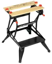BLACK+DECKER - WorkMate Dual Height Workbench - Black