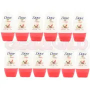 12x Dove 50mL Roll On Deodorant Apple & White Tea Scent