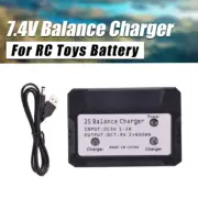 2IN1 7.4V 2S 600mA Lipo Battery Balance Charger Input DC 5V 1-2A for RC Toys