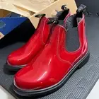 NEW Blundstone Girls 2255 Chelsea Boots Red Patent Kids Girls UK 3 US 4