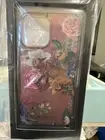 Mimco iPhone 12 Pro Hard Case - Fairytale Fox Pink Glitter NEW IN PACKET