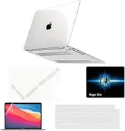 Magic Skin 5-in-1 Set Compatible with MacBook Pro 14 inch Case 2023 2022 2021 Release M3 M2 M1 A2918 A2992 A2779 A2442 M1 Chip with Touch ID, Plastic Hard Shell&Keyboard Cover&Screen Protector