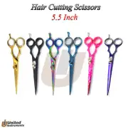 Barber Hair Cutting Scissors Mustache Trimming Beard Hairstylist Shear 5.5 Inch