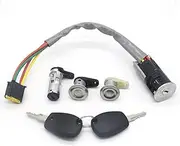 Full Set Ignition Switch Tailgate Lock, for, for Renault, for, for Dacia, Logan 806014108R 6001549589 487004353R 36.451.600 Car Door Lock Latch(Lock Set 6pcs)