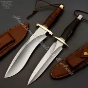 Pair of Custom Made Hand Forged Spring Steel Randall Replica Sasquatch & Dagger