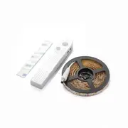 LED PIR Motion Sensor Activated Waterproof Light Strip Battery Operated Cool White
