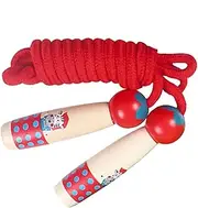 GOOHOCHY Jump Rope for Blue Elephant Skipping Rope with Smooth Handles for Exercise and Early Education Play Durable and Wood Construction